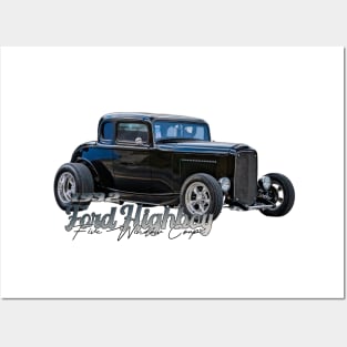 1932 Ford Highboy Five Window Coupe Posters and Art